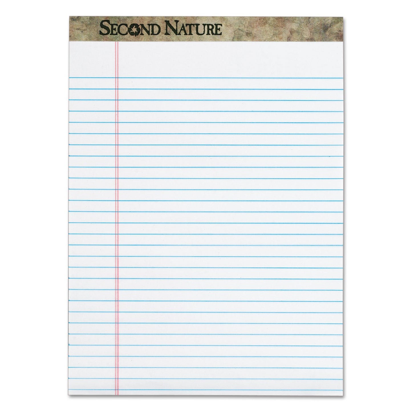 Recycled White Pads, 8.5 x 11.75 inches, 50 sheets