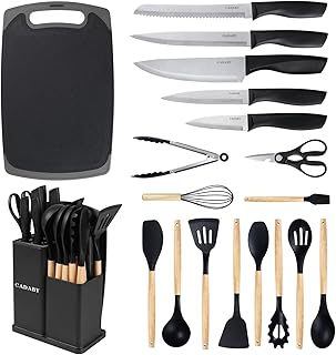 Kitchen Utensils and Knife Set for Apartment