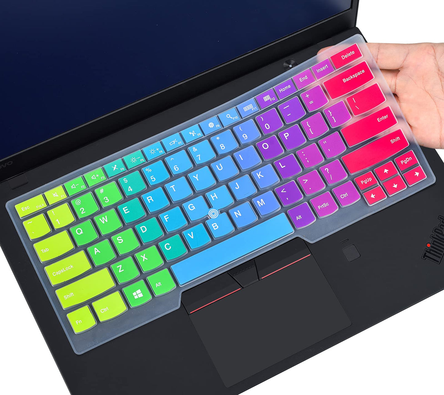 Rainbow Keyboard Cover for 14-Inch Laptops