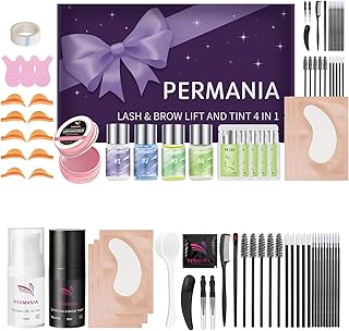 Lash Lift and Tint Kit for Natural Eyelash and Brow Enhancement