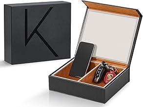 Faraday Key Fob Protector Box with 2 Slots, RFID Shield