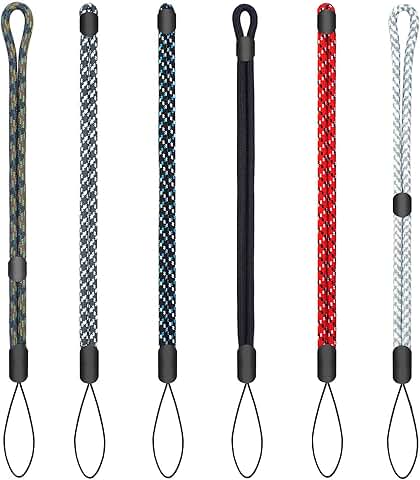 Adjustable Nylon Wrist Lanyard for Phones, Keys, and Devices
