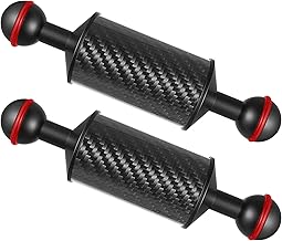 2-Pack Carbon Fiber Underwater Camera Float Arms