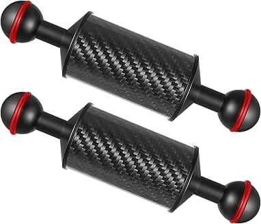 2-Pack Carbon Fiber Underwater Camera Float Arms