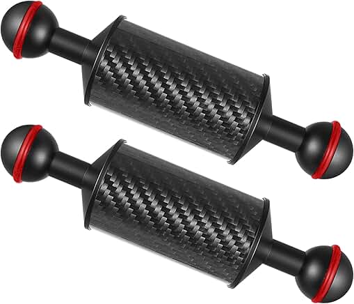2-Pack Carbon Fiber Underwater Camera Float Arms