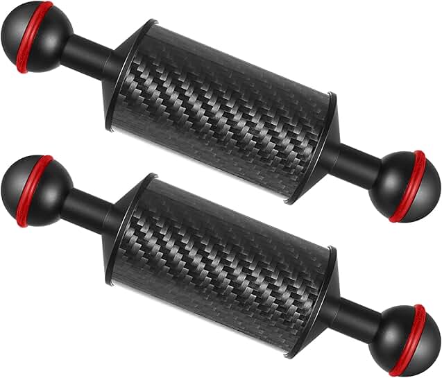 2-Pack Carbon Fiber Underwater Camera Float Arms