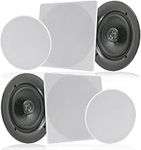 In-wall 6.5-inch 2-way speaker system with quick connections