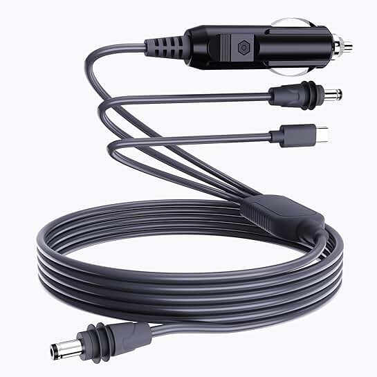 Waterproof 3-in-1 Car Adapter Cable for Starlink Mini