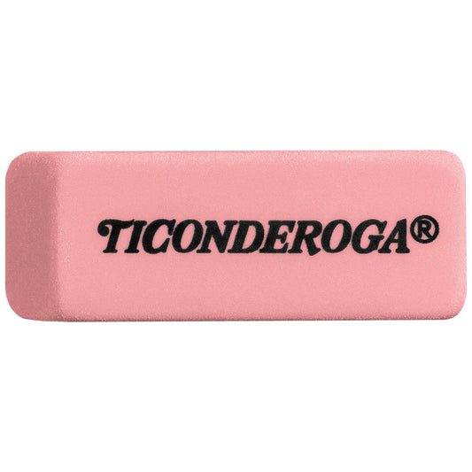 Pink wedge erasers, 5 pack