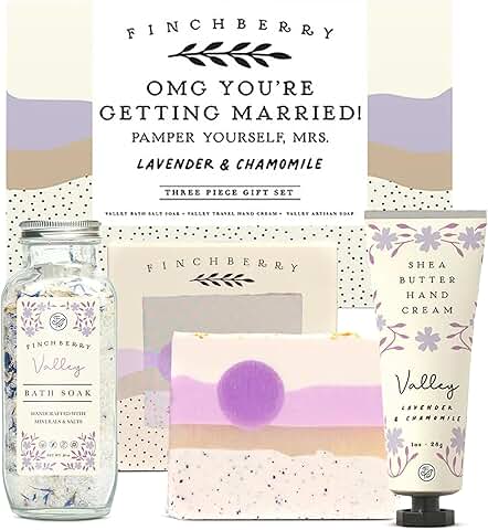 Wedding Gift Set with Soap, Hand Cream, Bath Soak