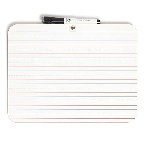 Double-Sided Dry Erase Lap Board, 9x12 Inches