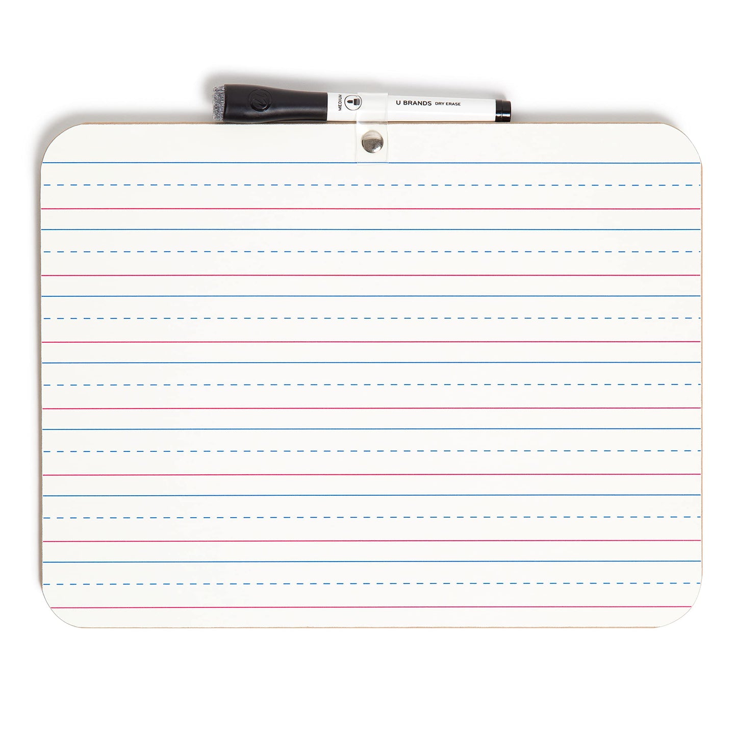 Double-Sided Dry Erase Lap Board, 9x12 Inches