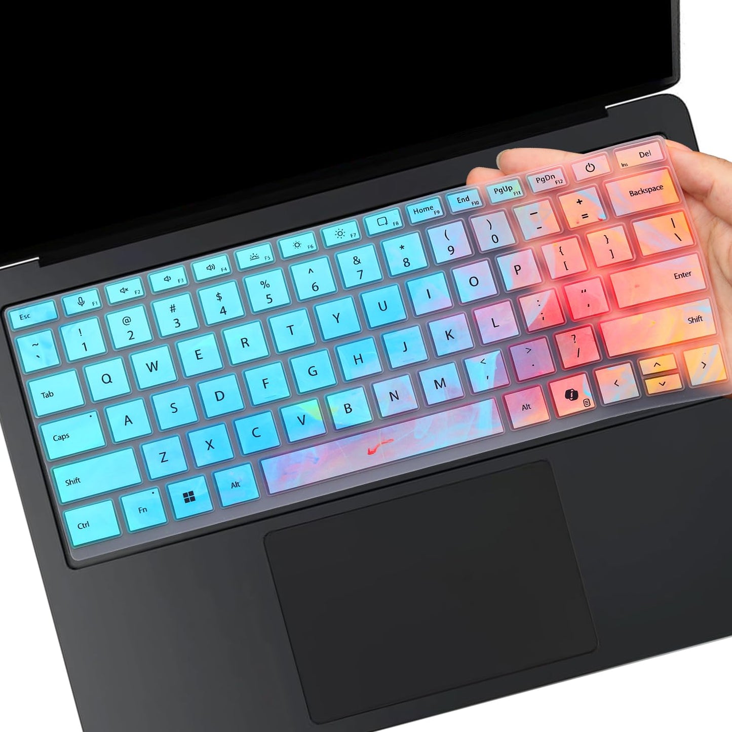 Colorful Keyboard Cover for Surface Laptop 7 13.8/15 Inch