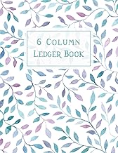 6-Column Accounting Ledger Book for Small Business