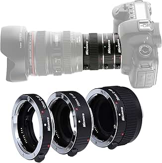 Macro Extension Tube Set for DSLR Cameras