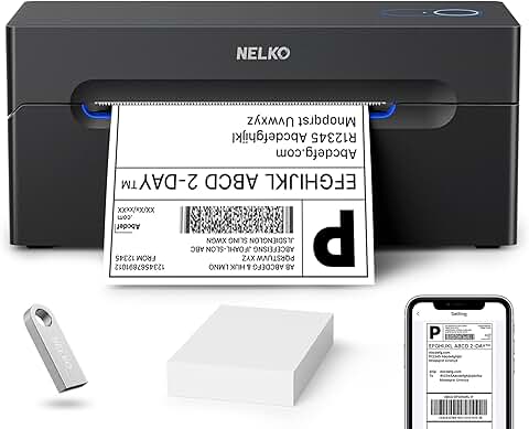 Wireless Bluetooth 4x6 Shipping Label Printer