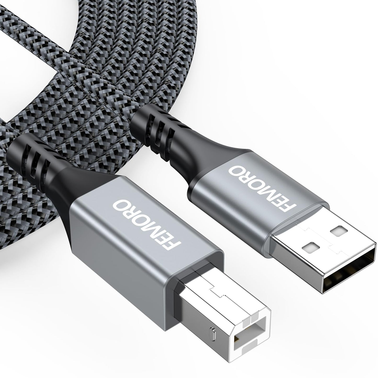 10 Feet USB Printer Cable for Data and Power
