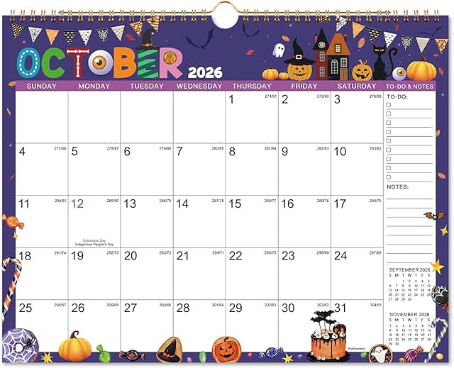 2026 Wall Calendar with 12 Themes, 14.8" x 11.6"