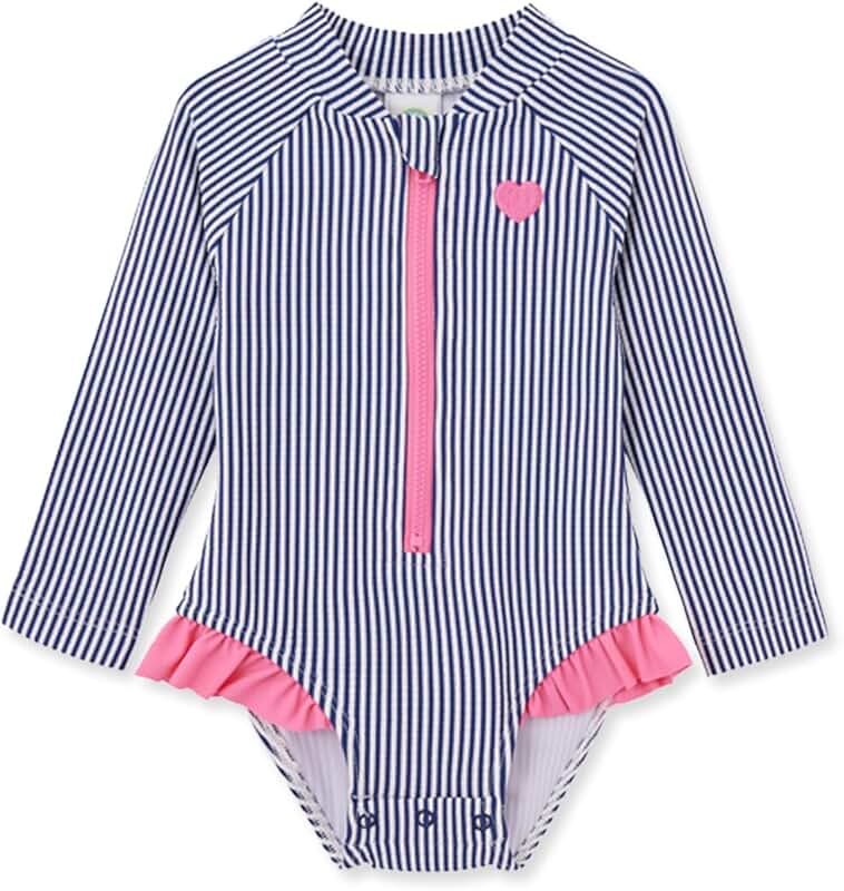 Girls' Two-Piece Sun Protection Rash Guard Set