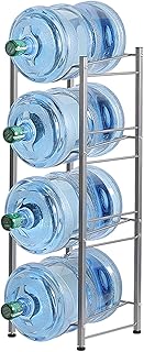 5-Tier Silver Water Jug Storage Rack