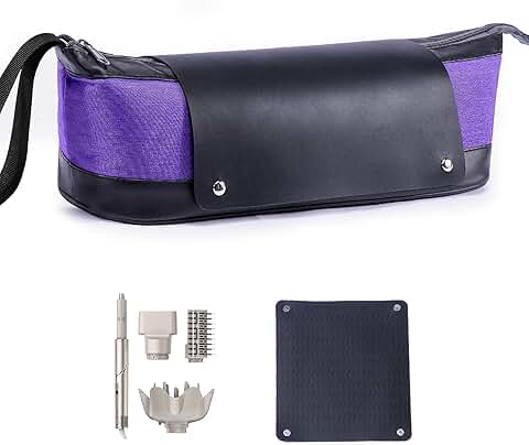 Travel Bag for Hair Tools with Heat-Resistant Mat