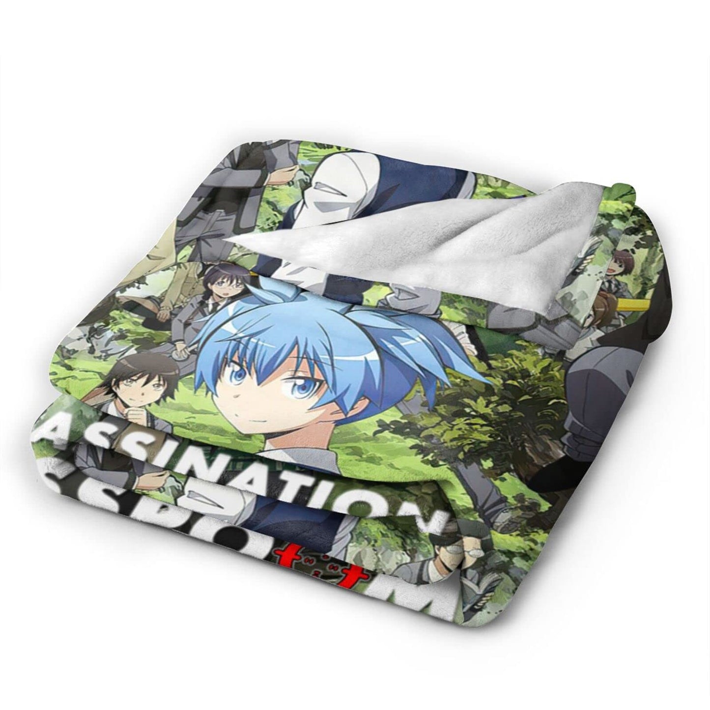 Assination Clroom Blanket Super Soft Warm and Comfortable Blanket Flannel Blanket, Suitable for Bed, Sofa, Chair, Living Room, Bedroom in All Seasons60 X50
