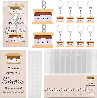 Bulk Employee Appreciation Gifts: 50 Cute Resin S'mores with Marshmallows