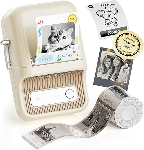 Portable Bluetooth Sticker Printer for Photos and Notes