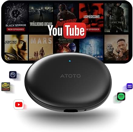 Wireless CarPlay and Android Auto Adapter with AI features