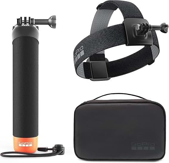 Adventure Kit with Head Strap, Floating Grip, and Case