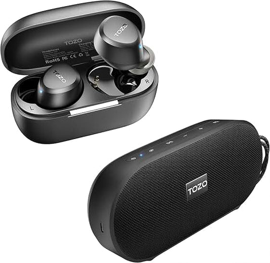 Lightweight Wireless Earbuds with Bluetooth 5.3 and 20W Stereo Sound