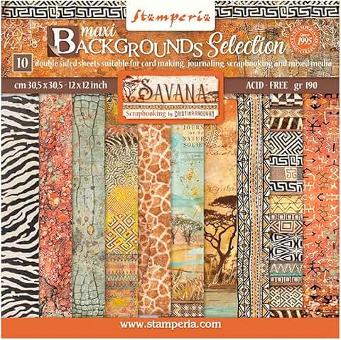 12x12 Paper Pad, 10 Sheets