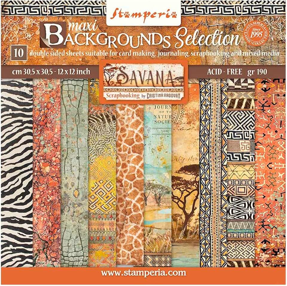 12x12 Paper Pad, 10 Sheets