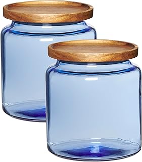 Coastal Blue Montana Jar Set with Lids