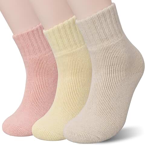 Warm Fuzzy Crew Socks for Women and Teens
