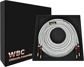 5 Foot 8 AWG OFC Speaker Cable with Gold Banana Plugs