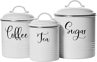 Rustic Food Storage Containers with Lids for Kitchen Decor