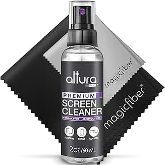Screen Cleaner Spray and Cloths for Screens