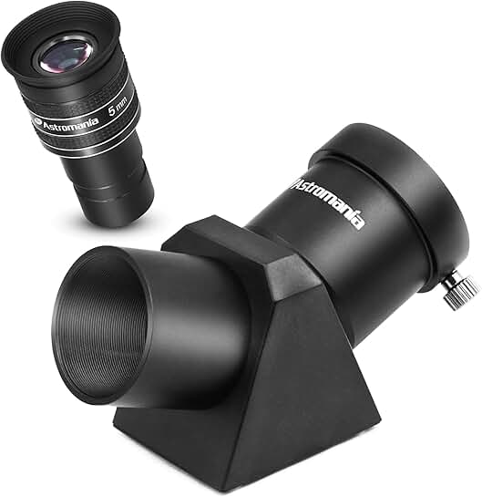 5mm Wide Angle Telescope Eyepiece with Diagonal Prism