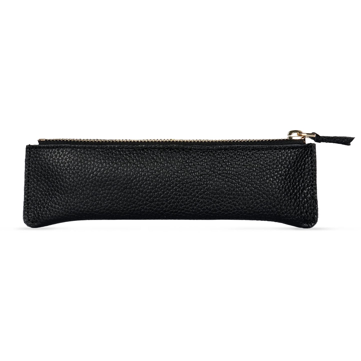 Leather Zippered Pen and Pencil Case