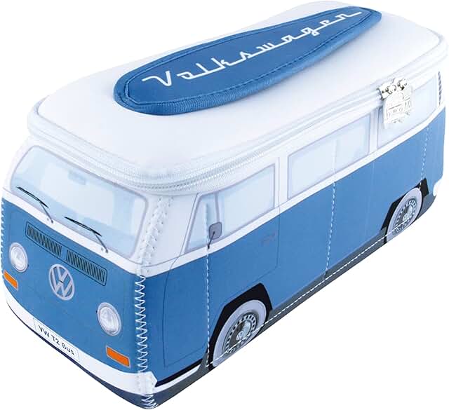 Large Neoprene Travel Bag with Bus Design