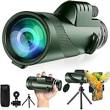 High Definition 80x100 Monocular Telescope for Adults