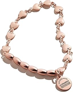Stretch Heart Bead Bracelet for Women, Fits 6-8 Inch Wrists