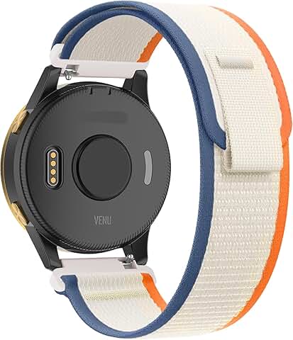 Nylon 22mm Sport Watch Band for Vivoactive and Forerunner