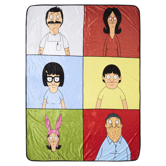 Fleece Throw Blanket  Bob, Tina  Louise Belcher Throw Blanket(Group Panel)