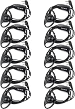 10-Pack Walkie Talkie Earpiece with Mic and Headset