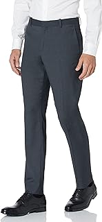 Men's Slim Fit Flat Front Dress Pants