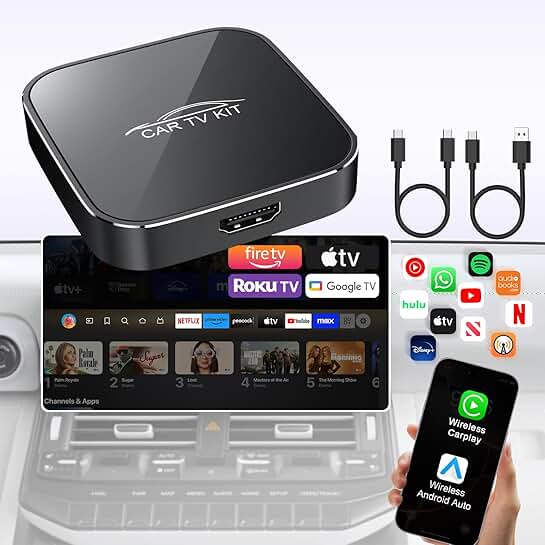 Wireless HDMI Car TV Adapter for Car Play and Android Auto