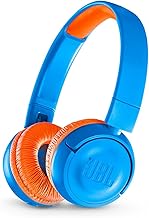 Wireless On-Ear Headphones in Blue and Orange