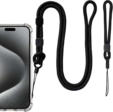 2-Pack Adjustable Phone Lanyards for All Smartphones